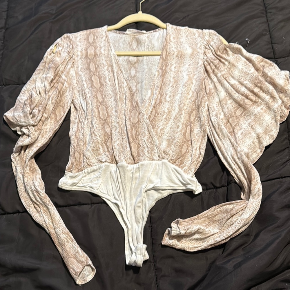 Snake Print Bodysuit